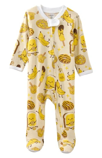 Butterblu Babies'  Scout One-piece Organic Cotton Pajamas In Multi