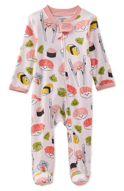 Butterblu Babies'  Scout One-piece Organic Cotton Pajamas In Multi