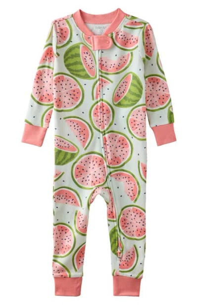 Butterblu Babies'  Shawn Footless Organic Cotton One-piece Pajamas In Multi