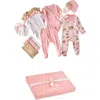 Butterblu Sweet Beginnings 19-piece Baby Gift Set In Pink