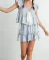 Buttermelon Boho Ruffle Set In Denim