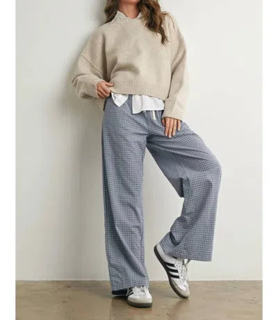 Buttermelon Charlotte Tie Back Sweater In Beige In Sand