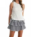 Buttermelon Crimson Texture Tie-top In Ivory In White