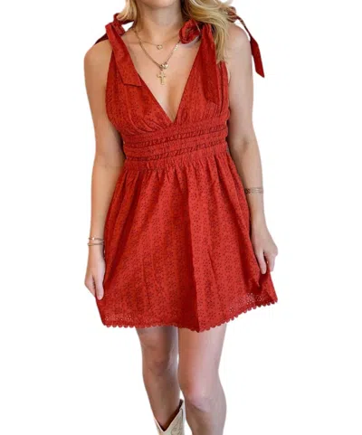 Buttermelon Fall Fever Dress In Sienna In Gold