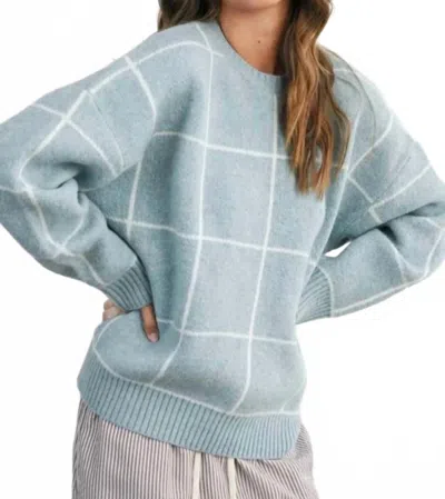 Buttermelon Spring Sweater In Blue Multi