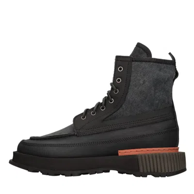 Buttero Boots In Nero Neri E Grigi