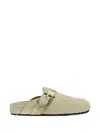 Buttero Buckle-strap Mules In Multi