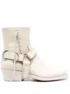 Buttero Dalton 45mm Ankle Boots In Neutrals