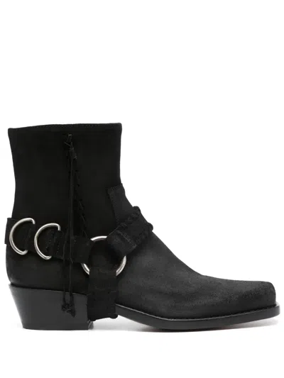 BUTTERO DALTON 50MM SUEDE BOOTS