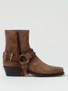 Buttero Suede Ankle Boots In Brown