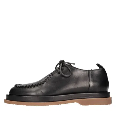 Buttero Flat Shoes Black In Nero Scuri