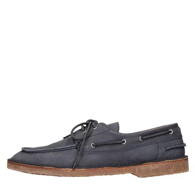Buttero Flat Shoes Blue In Blu Blu E Verdi