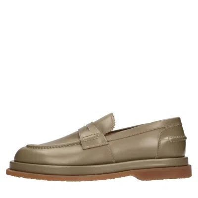Buttero Flat Shoes Green In Verde Blu E Verdi