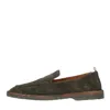 Buttero Flat Shoes Green In Verde Blu E Verdi