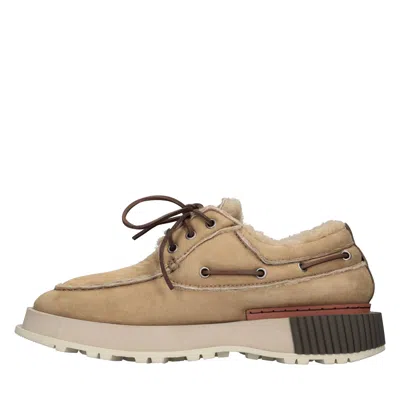 Buttero Flat Shoes In Marrone Marroni