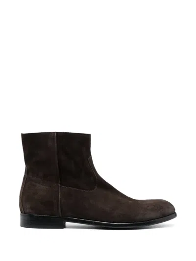 Buttero Floyd Suede Boots In Brown