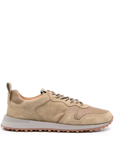 Buttero Futura Panelled Sneakers In Neutrals