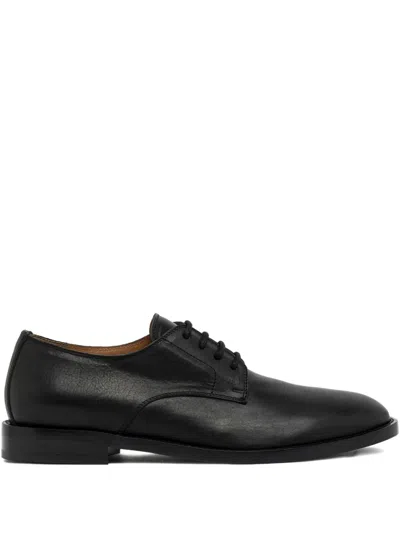 Buttero Lace-up Derby Shoes In Animal Print