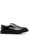 Buttero Lace-up Leather Shoes In Schwarz