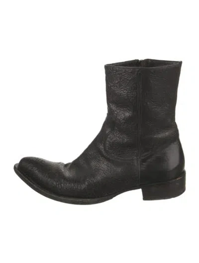 Pre-owned Buttero Leather Boots In Black