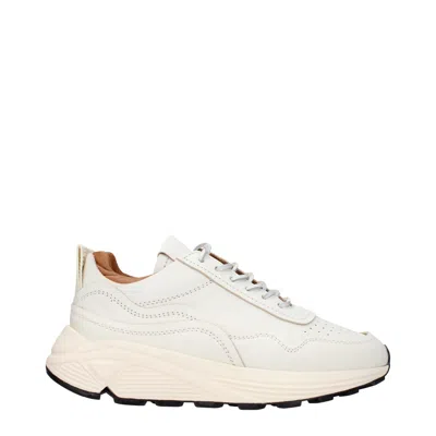 Buttero Leather Men's Sneakers In White