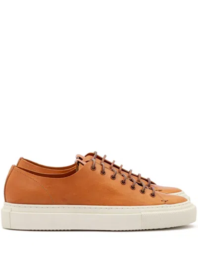 Buttero Leather Sneakers In Brown