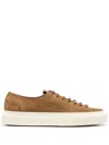 Buttero Low-top Contrasting Sole Trainers In Brown