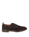 Buttero Man Lace-up Shoes Chocolate Brown Size 7 Leather