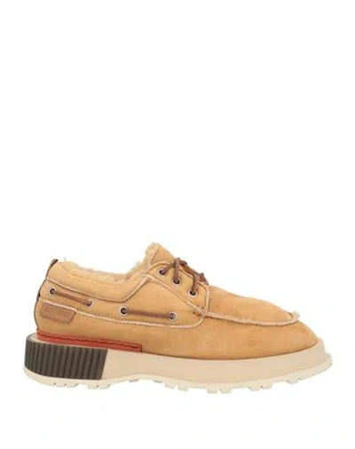 Buttero Man Lace-up Shoes Sand Size 10 Leather In Beige
