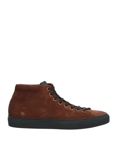 Buttero Man Sneakers Brown Size 9 Leather