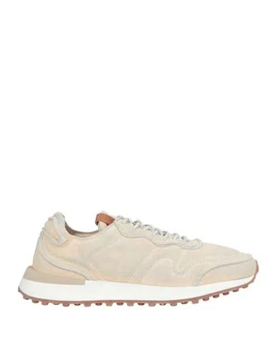 Buttero Man Sneakers Light Grey Size 7 Leather