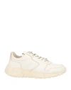 Buttero Man Sneakers White Size 9 Leather In White