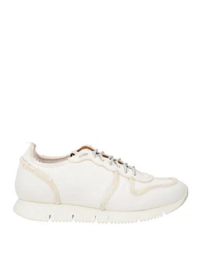 Buttero Man Sneakers White Size 9 Textile Fibers