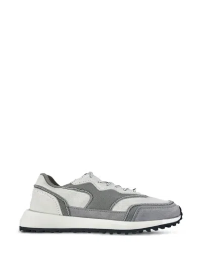 Buttero Panelled Lace-up Sneakers In Multi