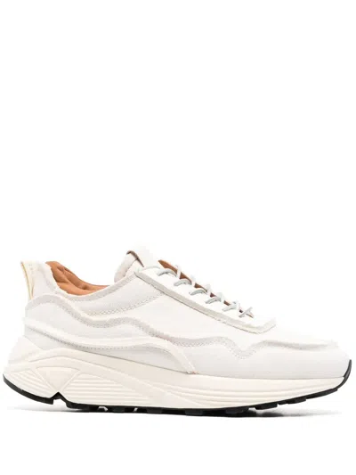 Buttero Piping-detail Low-top Sneakers In White
