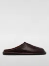 Buttero Round-toe Slippers In Ebony