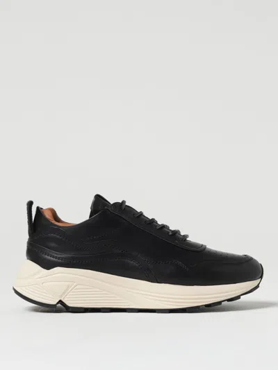 Buttero Vinci Low-top Leather Sneakers In Black