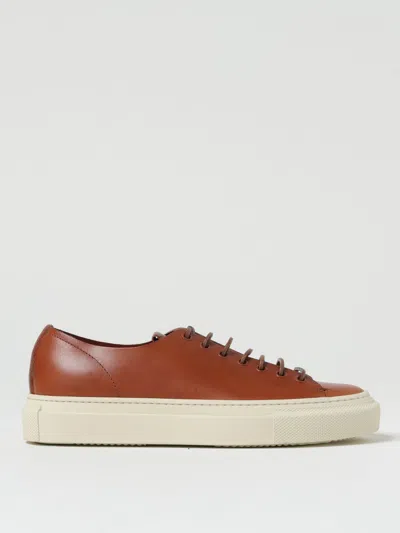 Buttero Lace-up Low-top Trainers In Brown