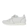 Buttero Woman Sneakers White Size 7 Leather In Bianco Chiari E Naturali
