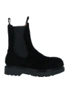 Buttero Woman Ankle Boots Black Size 8 Shearling In Black