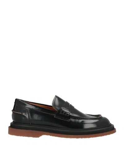 Buttero Woman Loafers Black Size 10 Leather