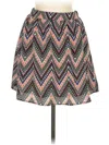 Buttons Casual Skirt In Multi