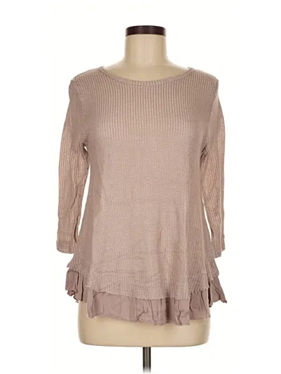 Pre-owned Buttons Pullover Sweater In Brown