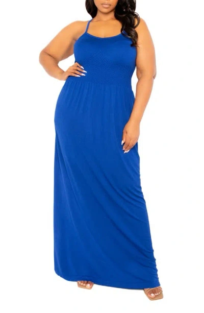 Buxom Couture Seamless Maxi Dress In Royal Blue