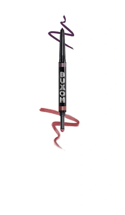Buxom Flip Side Dual-ended Eyeliner & Shadow In Burgundy Bestie