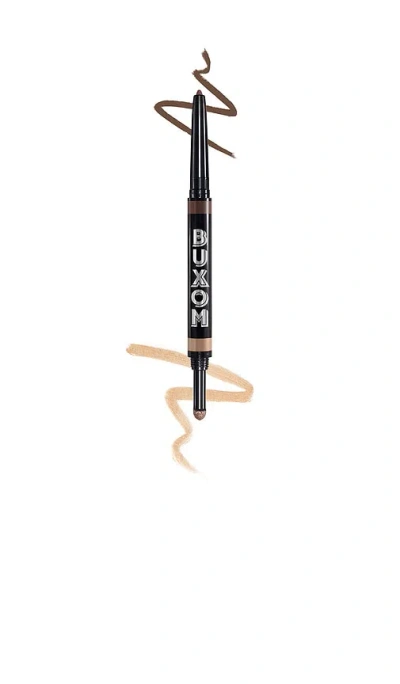 Buxom Flip Side Dual-ended Eyeliner & Shadow In Champagne And Chocolate