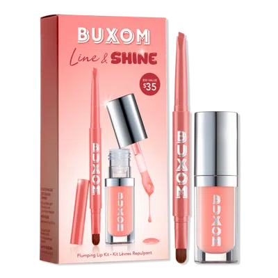 Buxom Line & Shine Lip Oil & Lip Liner Duo - White Russian & Rich Rose