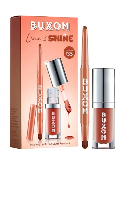 Buxom Line & Shine Lip Oil & Lip Liner Duo In Smooth Spice & Moscow Mule