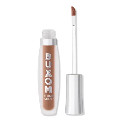 Buxom Plump Shot Plumping And Smoothing Lip Serum Gloss With Peptides And Hyaluronic Acid - Get Naked In Nude