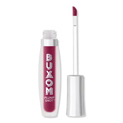 Buxom Plump Shot Plumping And Smoothing Lip Serum Gloss With Peptides And Hyaluronic Acid - Plum Power In Purple
